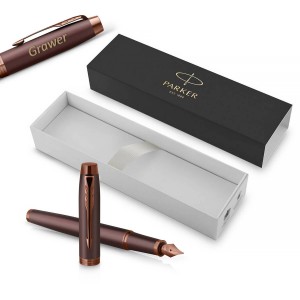 Parker IM Professionals Monochrome Burgundy (M) Tintes pildspalva ar gravējumu