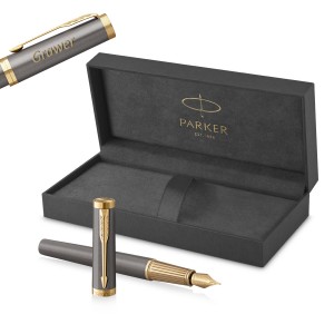Parker Ingenuity Grey GT M pildspalva ar gravējumu