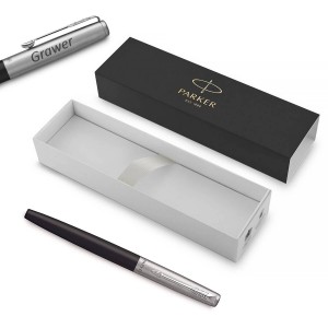 Parker Jotter Bond Street Black (M) Tintes pildspalva ar gravējumu