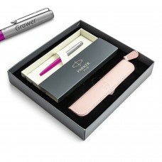 Parker Jotter Originals Magenta (M) pildspalva ar gravējumu / futrālis / dāvanu komplekts