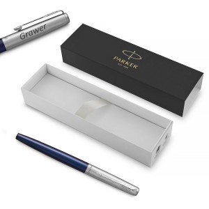 Parker Jotter Royal Blue CT (M) tintes pildspalva ar gravējumu