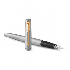 Parker Jotter Stainless Steel GT (M) tintes pildspalva ar gravējumu