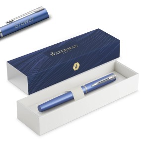 Waterman Allure/Graduate Blue Matte CT tintes pildspalva ar gravējumu