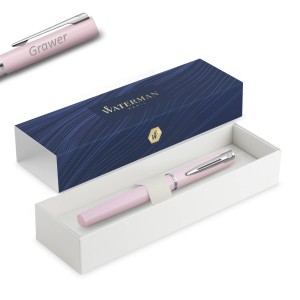 Waterman Allure Pastel Pink (F) Tintes pildspalva ar gravējumu