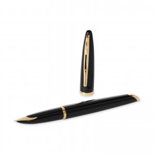 Waterman Carene Sea Black GT (M) tintes pildspalva - S0700320 Waterman Carene Sea Black GT (M) tintes pildspalva - S0700320