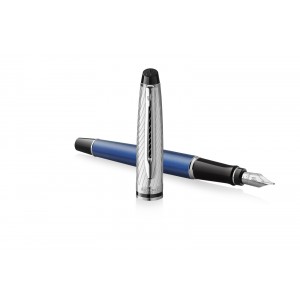 Waterman Expert Deluxe Metallic Blue CT (F) tintes pildspalva – 2187650