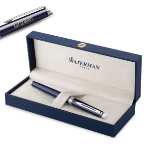 Waterman Hémisphère Blue Core CT (F) tintes pildspalva – 2214204 ar gravējumu