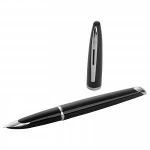 Waterman Carène Sea Melns ST (M) tintes pildspalva - S0293960