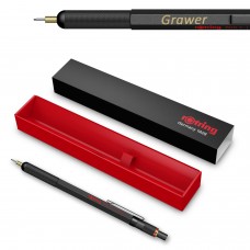 Rotring 800+ Black Stylus 0,5 automātiskais zīmulis ar gravējumu