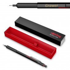 Rotring 600 0,7 Black Automātiskais zīmulis ar gravējumu