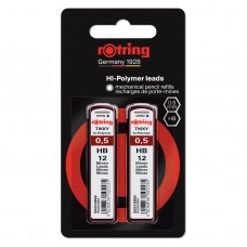 Rotring grafīta komplekts 0,5 mm - 2 gab. - 2221256 Rotring grafīta komplekts 0,5 mm - 2 gab. - 2221256