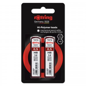 Rotring grafīta komplekts 0,5 mm - 2 gab. - 2221256 Rotring grafīta komplekts 0,5 mm - 2 gab. - 2221256