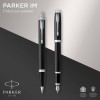 Parker pildspalvas un lodīšu pildspalvas komplekts IM Black CT ar futrālīti un dāvanu maisiņu