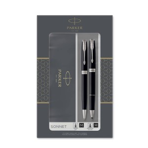 Pildspalvas komplekts Parker Sonnet Black CT – 2093259