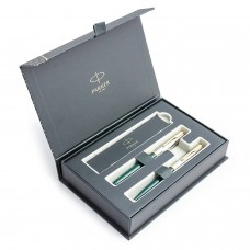 Parker 51 Deluxe Green GT tintes pildspalva + lodīšu pildspalvas komplekts 2169074 + 2169076