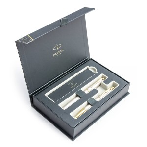 Parker IM Premium silti pelēka tintes pildspalva + pildspalvu komplekts 1931684 + 1931687