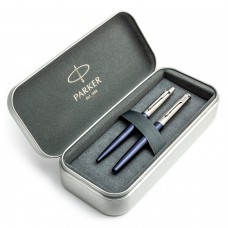 Parker Jotter Royal Blue CT pildspalvas un lodīšu pildspalvas komplekts metāla kastītē