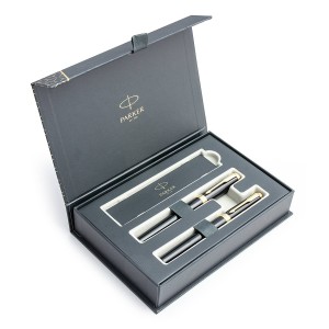Parker Ingenuity Black GT Tintes pildspalva + rullīšu pildspalvu komplekts 2182007 + 2182005