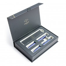 Parker IM Monochrome Blue Tintes pildspalva + Pildspalvu komplekts 2172966 + 2172963