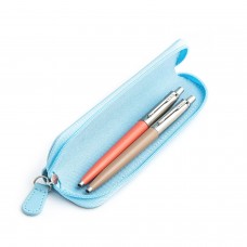 Parker Jotter Originals Coral un Beige Lodīšu pildspalvu dāvanu komplekts ar zilu korpusu