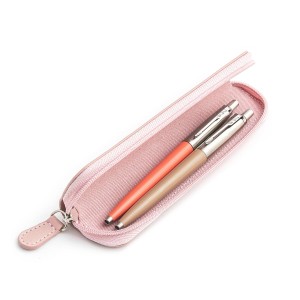 Parker Jotter Originals Coral un Beige Lodīšu pildspalvu dāvanu komplekts ar rozā apvalku