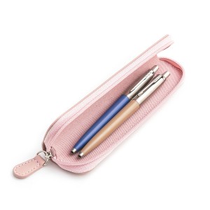 Parker Jotter Originals Blue un Beige Lodīšu pildspalvu dāvanu komplekts ar rozā apvalku