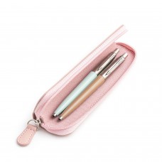 Parker Jotter Originals Pastel Blue un Beige Lodīšu pildspalvu dāvanu komplekts ar rozā futrāli