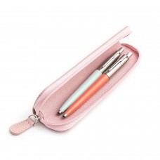 Parker Jotter Originals Pastel Blue un Coral Lodīšu pildspalvu dāvanu komplekts ar rozā futrāli