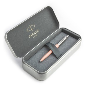 Parker Jotter Originals Pastel Pink Lodīšu pildspalvu dāvanu komplekts metāla kastītē