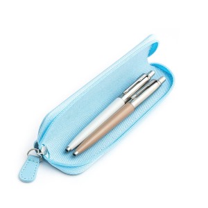 Parker Jotter Originals Pearl un Beige Lodīšu pildspalvu dāvanu komplekts ar zilu korpusu