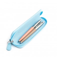 Parker Jotter Originals Powder Pink un Beige Lodīšu pildspalvu dāvanu komplekts ar zilu korpusu