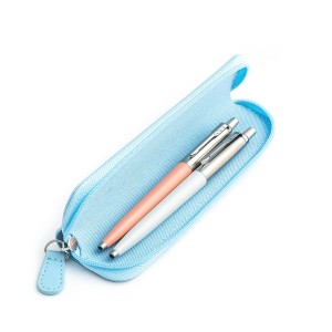 Parker Jotter Originals Powder Pink un Pearl Lodīšu pildspalvu dāvanu komplekts ar zilu korpusu
