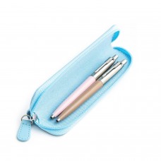 Parker Jotter Originals Pink un Beige Lodīšu pildspalvu dāvanu komplekts ar zilu korpusu