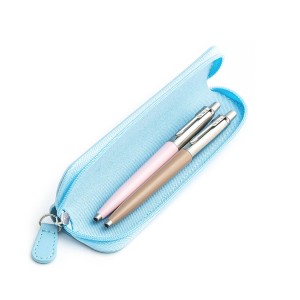 Parker Jotter Originals Pink un Beige Lodīšu pildspalvu dāvanu komplekts ar zilu korpusu