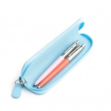 Parker Jotter Originals Pink un Coral Lodīšu pildspalvu dāvanu komplekts ar zilu futrāli