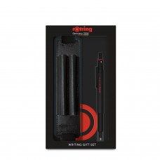 ROtring 600 dāvanu komplekts ar mīkstu futrāli un piezīmju grāmatu | Automātiskais zīmulis | Melna - 2224710
