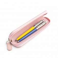 Parker Jotter Originals Yellow un Blue Lodīšu pildspalvu dāvanu komplekts ar rozā apvalku