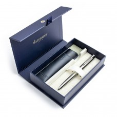 Waterman Allure Chrome CT lodīšu pildspalva dāvanu komplekts + futrālis kastītē