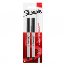 Sharpie Ultra Fine 0,5 mm melni 2 gab. plānās krāsas zīmuļi. - 1985878