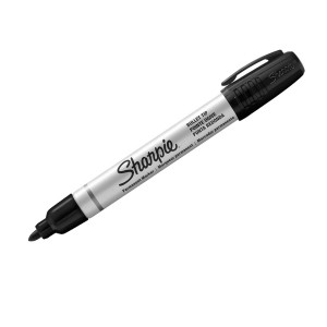 Sharpie Metāla marķieris mazs, apaļš, melns - S0945720