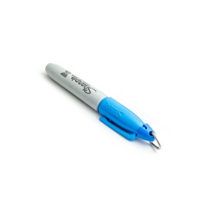 Sharpie Mini pastāvīgais marķieris gaiši zils - S0811300 Sharpie Mini pastāvīgais marķieris gaiši zils - S0811300