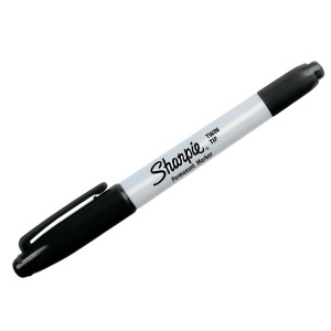 Sharpie Twin Tip marķieris melns 1 gab.