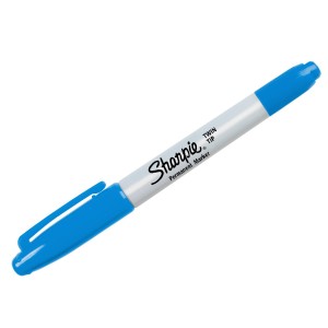 Sharpie Twin Tip zils marķieris 1 gab.
