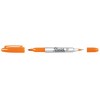 Sharpie Twin Tip oranžās krāsas marķieris 1 gab.