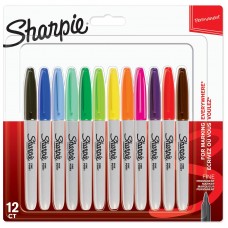 Marķieru komplekts Sharpie Fine 12 gab. - 2065404