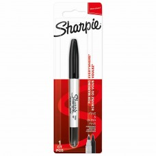 Marķieris Sharpie Twin Tip melns - 1985877