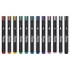 Sharpie akrila marķieri, 12 krāsas + piederumi: grāmatzīme, maisiņš, atslēgu piekariņš