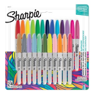 Sharpie smalkie permanentie marķieri 24 gab. - 2205177
