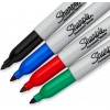 Marķieris Sharpie Fine 4 gab. (melns, zils, sarkans, zaļš) - 1985858