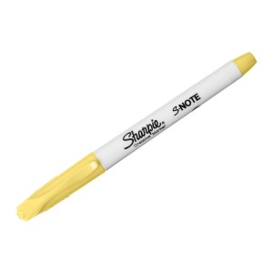 Sharpie S-note marķieris dzeltens 1 gab.